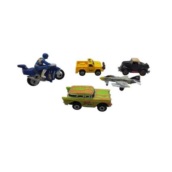 Galoob 1988 Assorted Vintage Miniature Toy Vehicles Lot of 5 - Picture 2 of 3